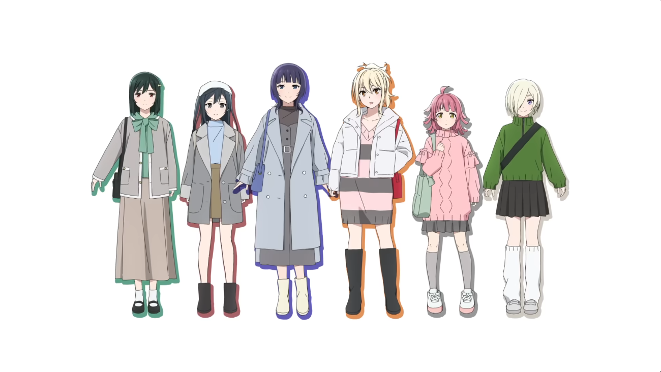 Shioriko, Setsuna, Karin, Ai, Rina, and Mia