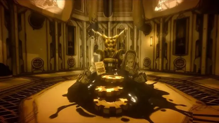 Bendy and the Ink Machine Bendy's throne from Chapter 5