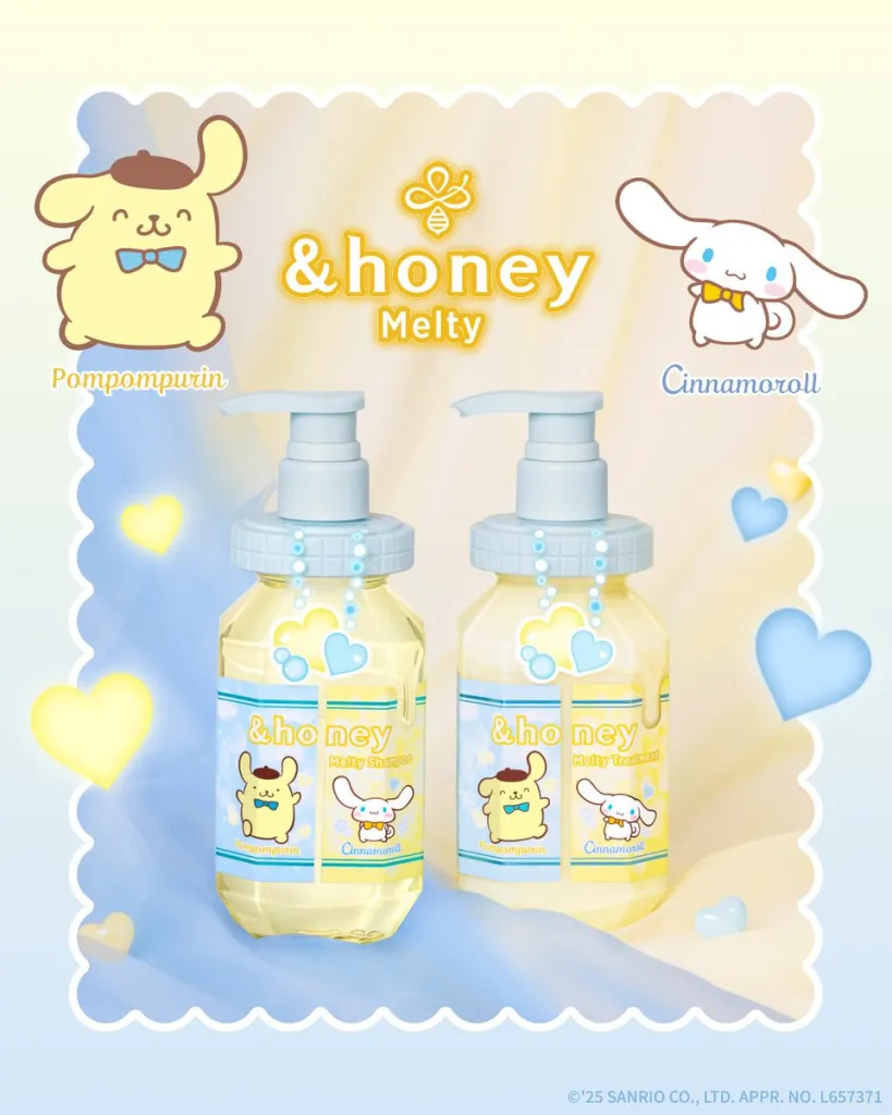&Honey product featuring Cinnamoroll and Pompompurin