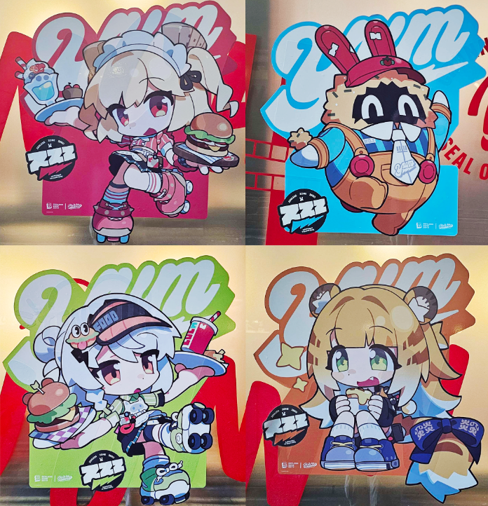 zzz collaboration sticker