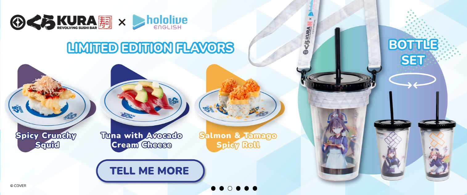 hololive kura sushi