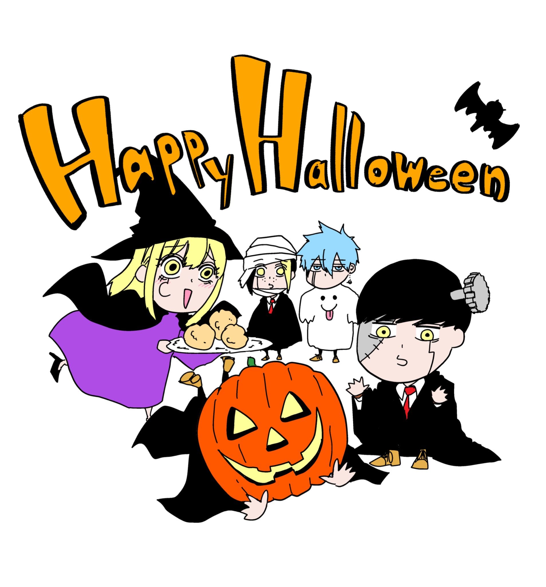 The 2025 Halloween Anime Illustrations