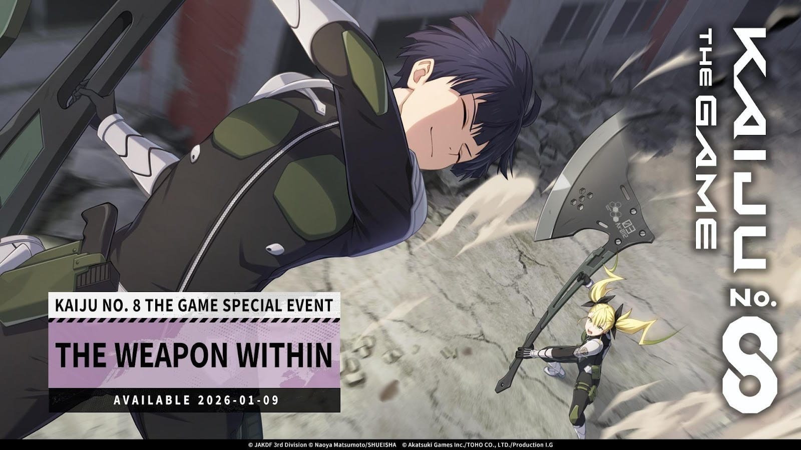 A Special Event Featuring Hoshina and Shinomiya Comes to Kaiju No