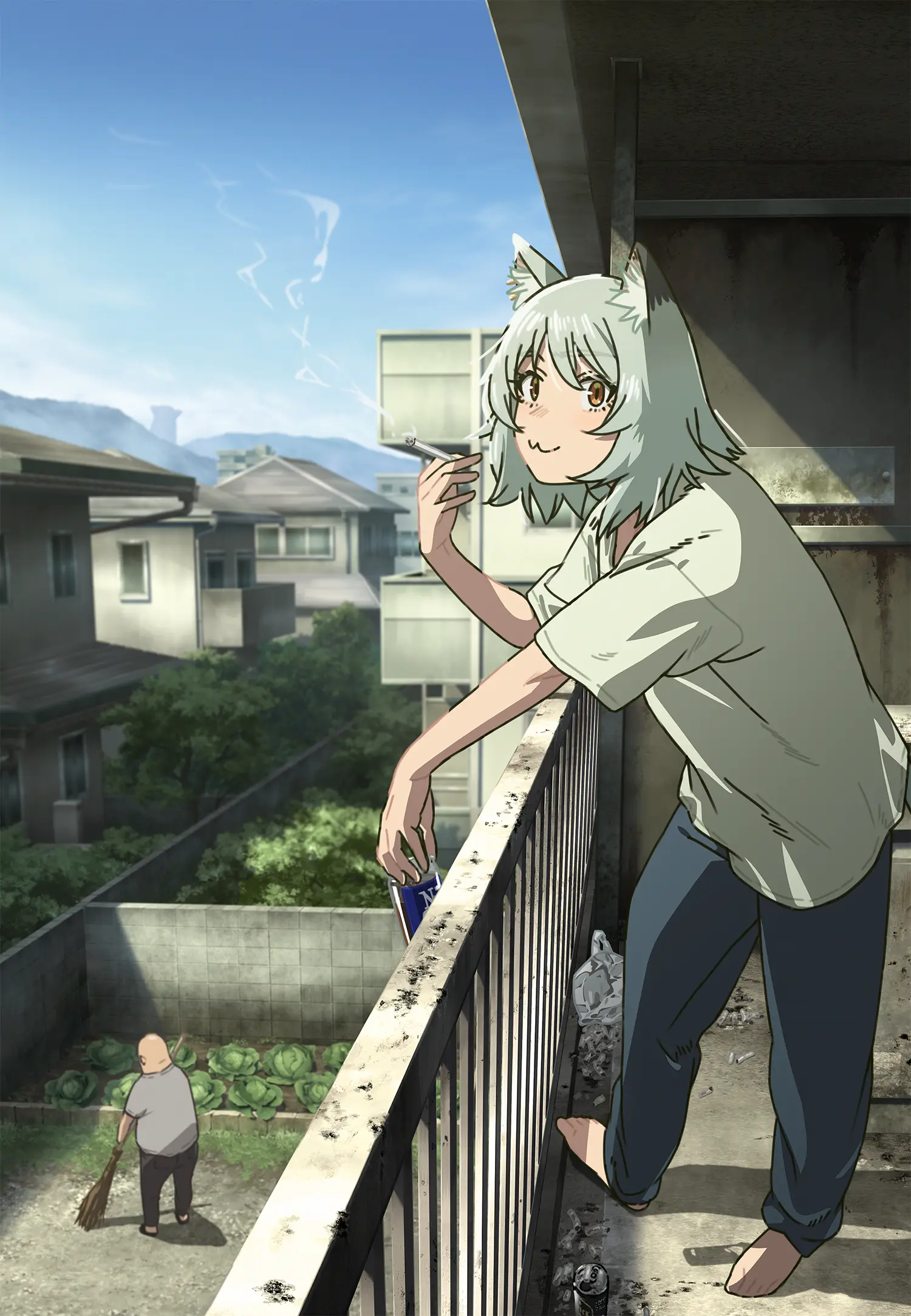 chainsmoker cat anime visual