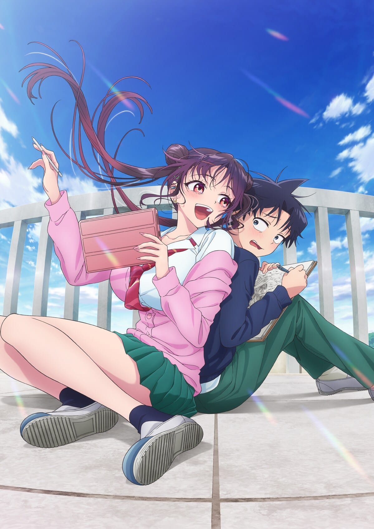 now that we draw anime kv