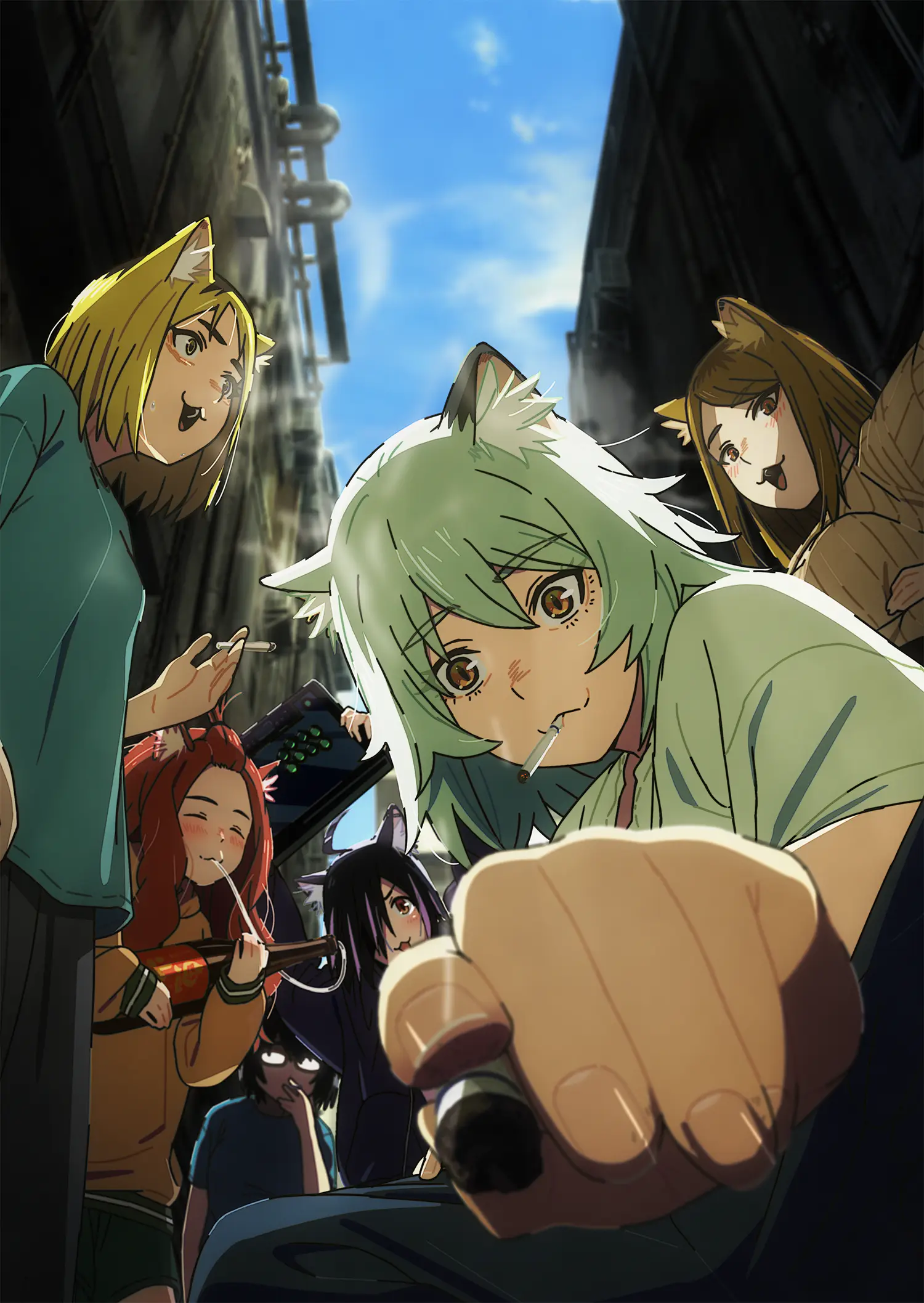 chainsmoker cat anime