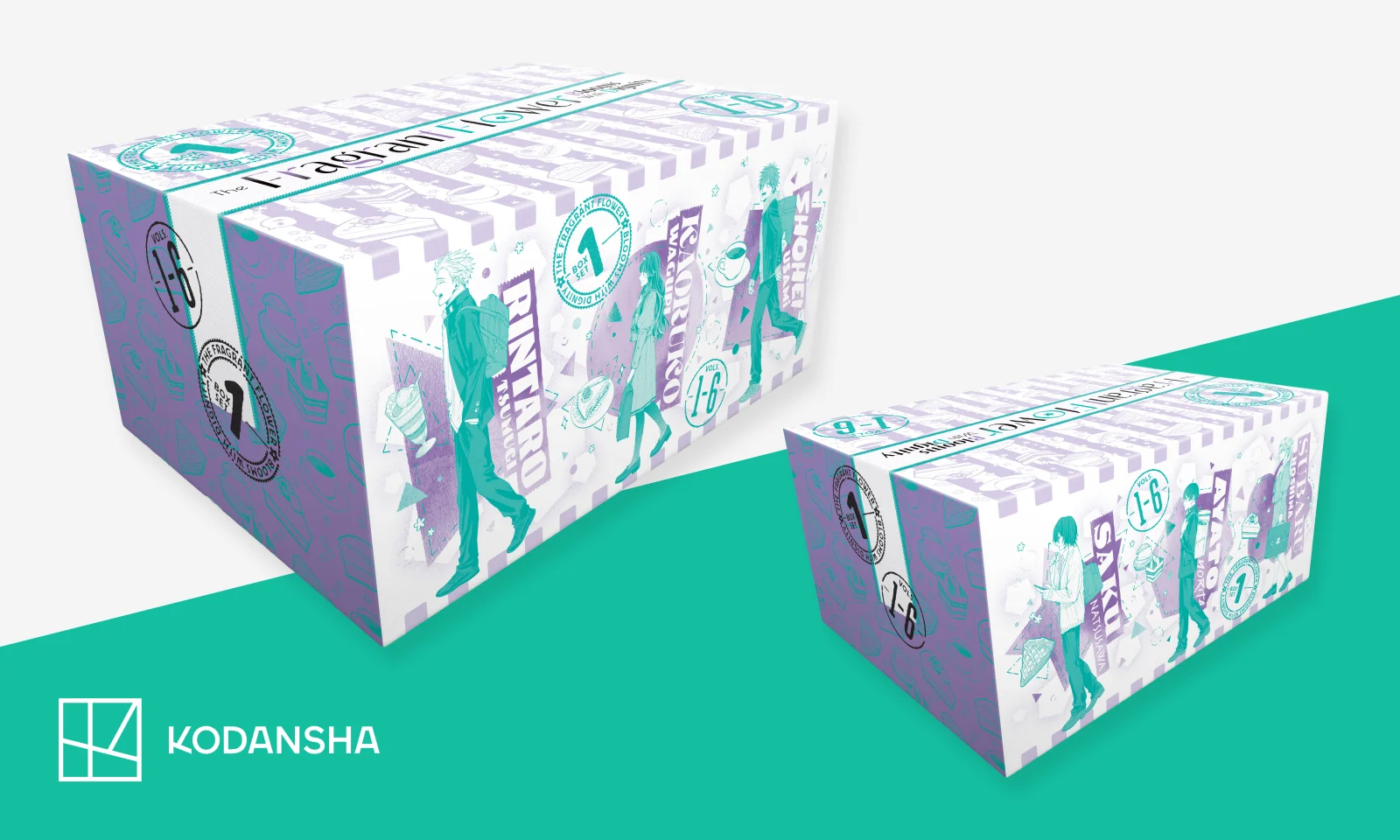 Manga box set for The Fragrant Flower Blooms With Dignity