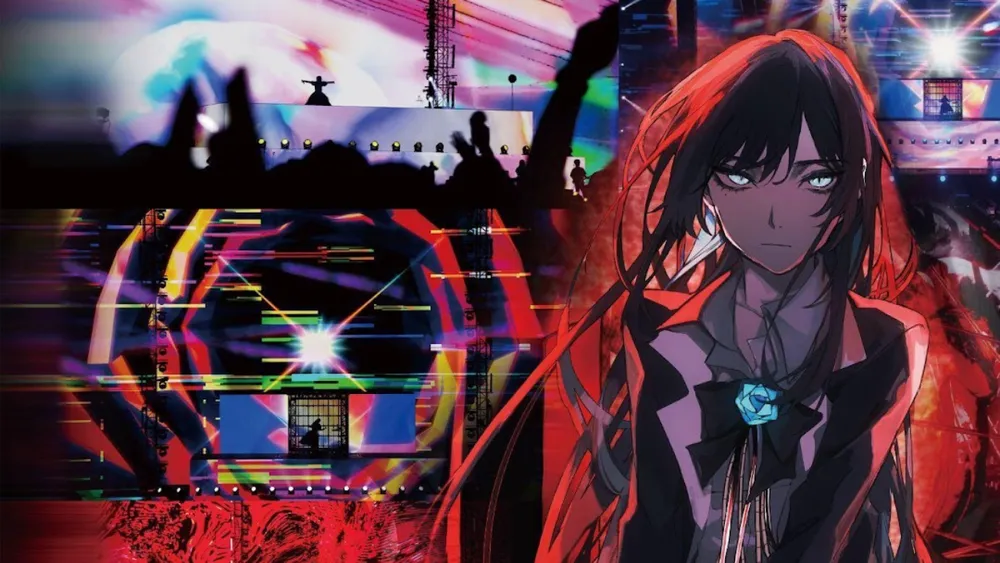 Ado movie poster with visuals from her iconic Shinzou concert