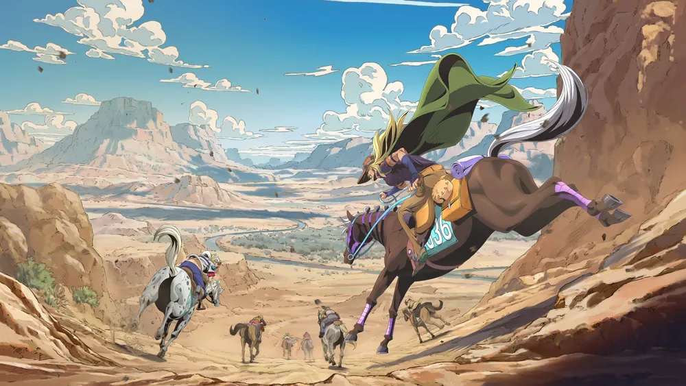 Steel Ball Run anime