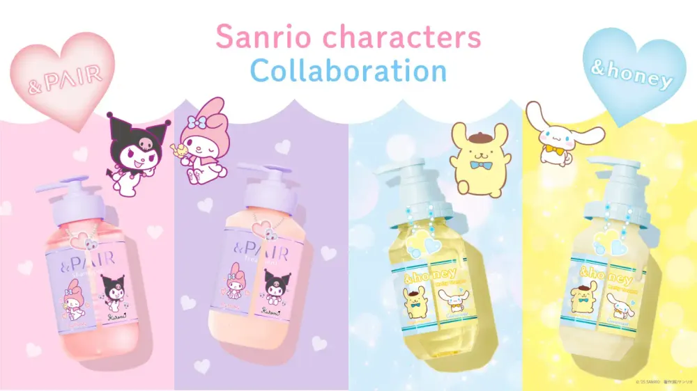 &honey and &PAIR and Sanrio collaborat