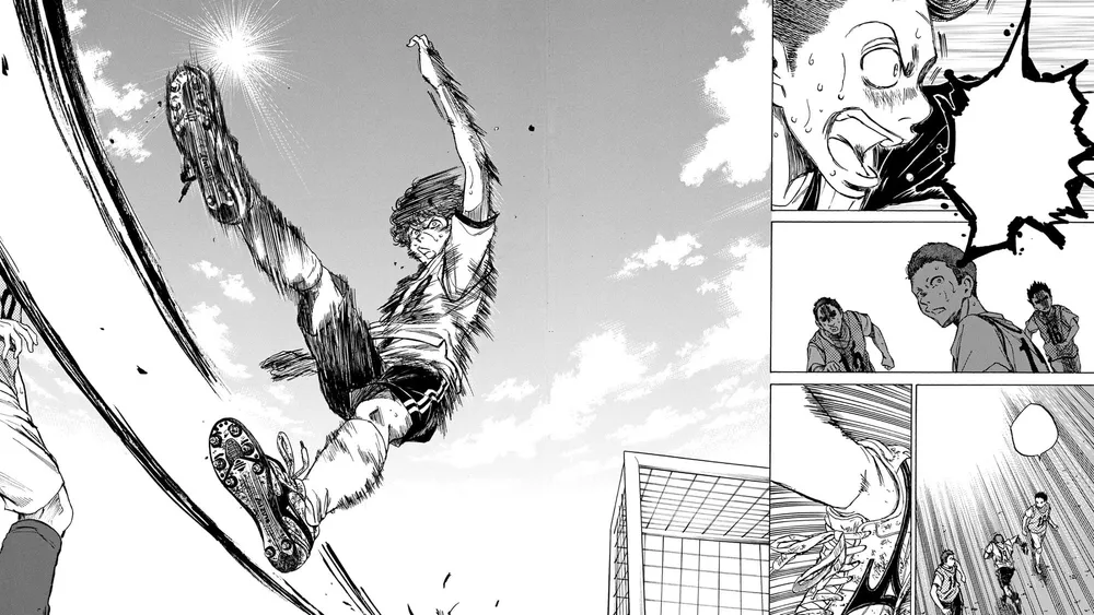 Aoashi Omibus Volume 1 spread
