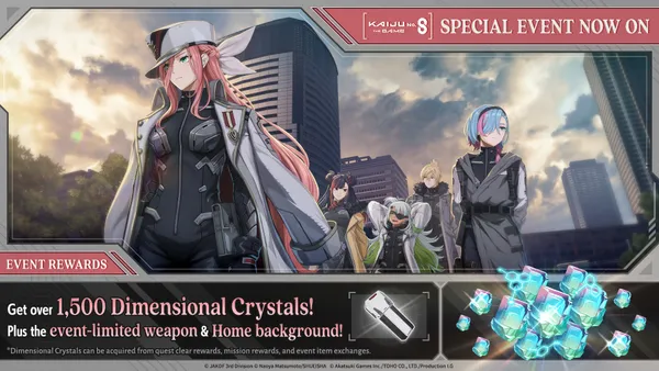 Image for Kaiju No. 8 Game Adds 'Patchwork Bonds' Special Event and 5-Star Sagan Shinomiya