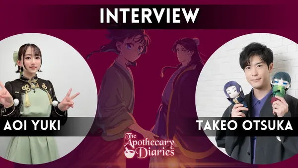 Image for The Apothecary Diaries Interview: Aoi Yuki and Takeo Otsuka on Maomao, Jinshi, and Secrets of the Frog Scene